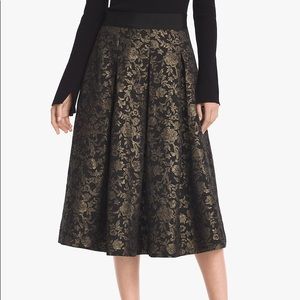White House Black Market Midi Skirt